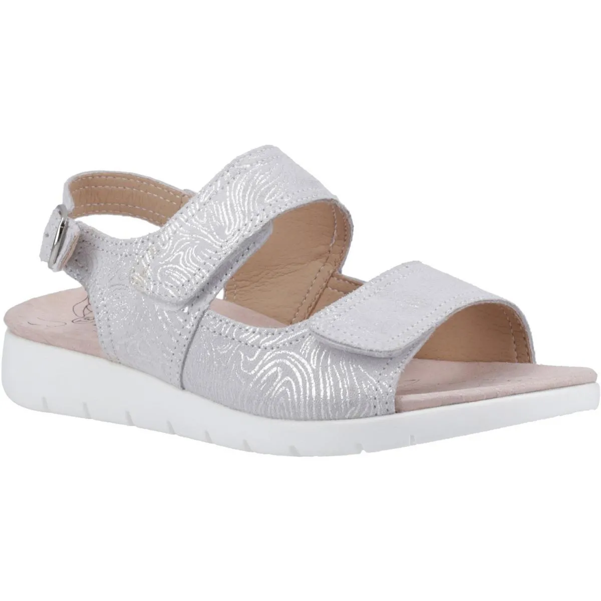 Fleet & Foster Begonia Sandals Silver