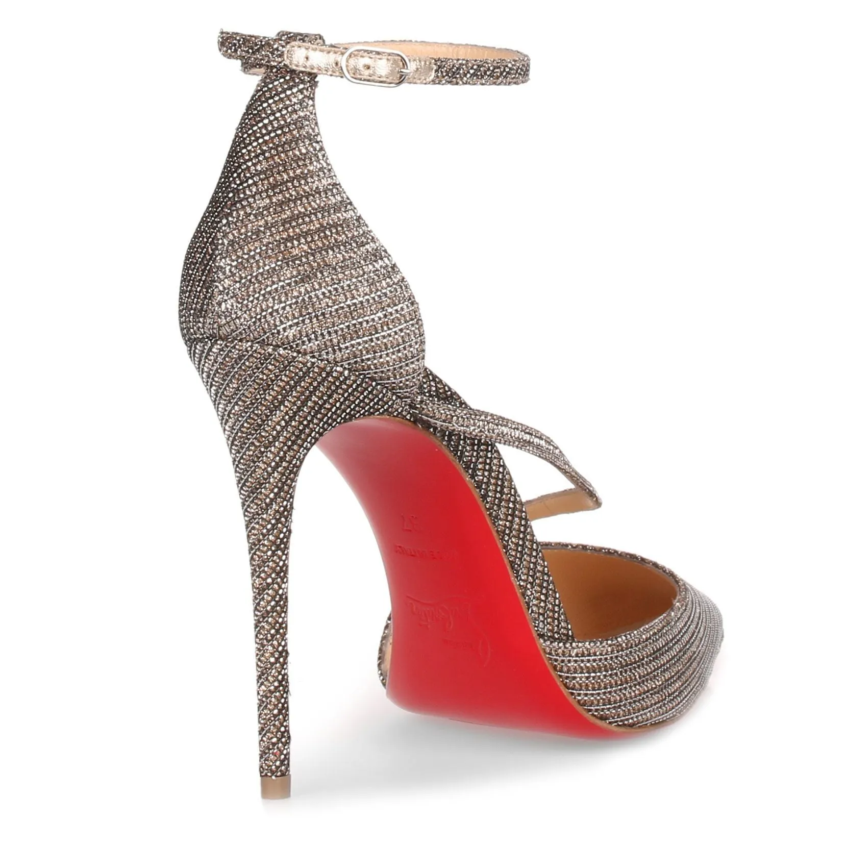 Fliketta 100 grey glitter pump