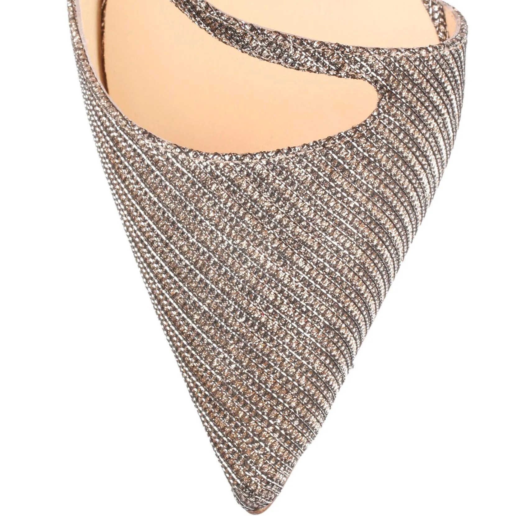 Fliketta 100 grey glitter pump