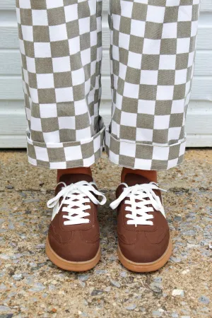 Forever Link Modern-12 Women's Low Top Lady Sneakers Lace-up Fashion Shoes