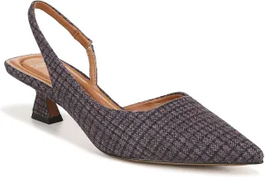 Franco Sarto Women's Devin Pointed Toe Kitten Heel Slingback Pump