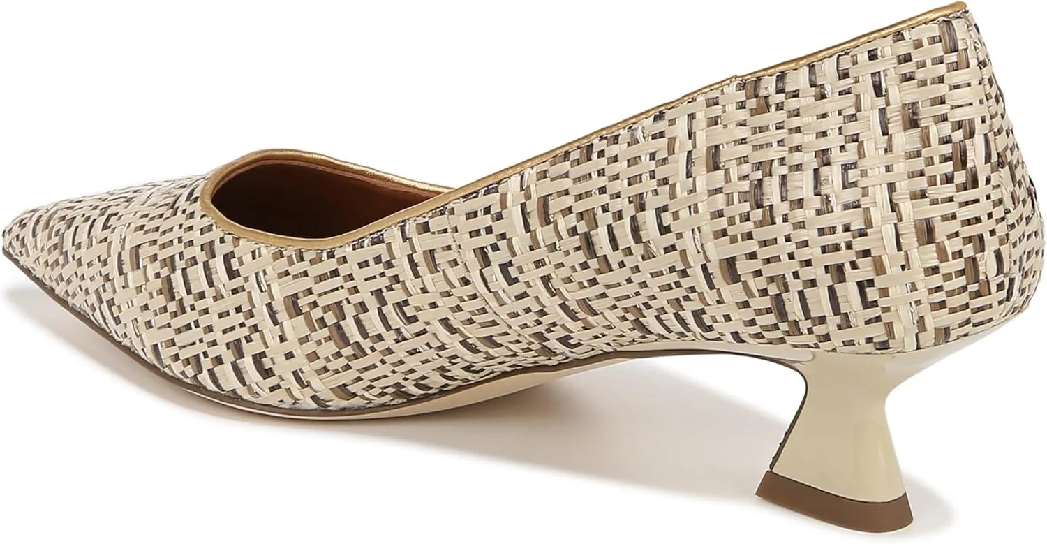 Franco Sarto Women's Diva Pointed Toe Kitten Heel Pump
