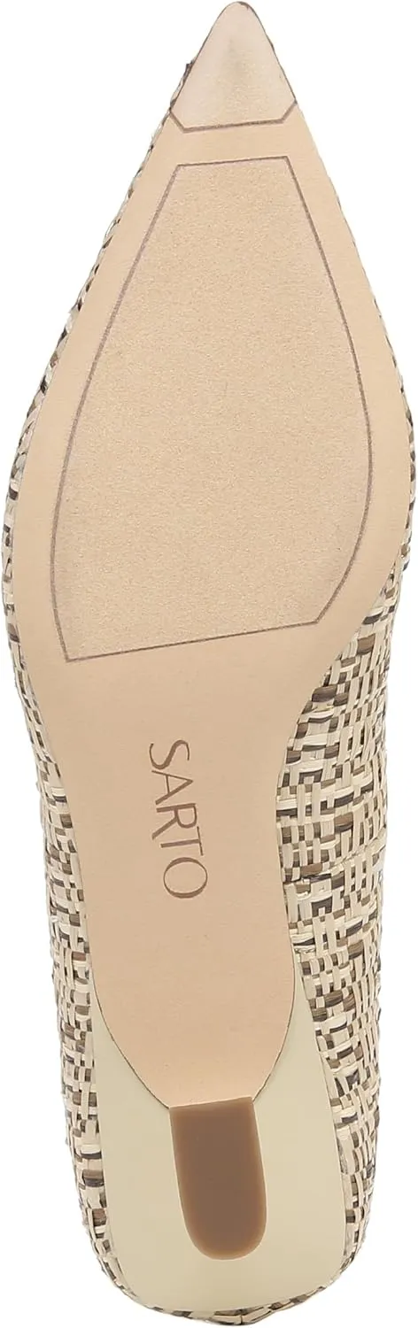 Franco Sarto Women's Diva Pointed Toe Kitten Heel Pump