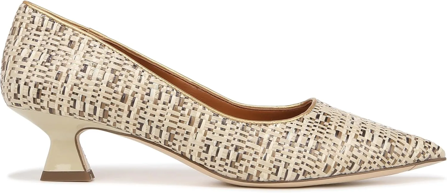 Franco Sarto Women's Diva Pointed Toe Kitten Heel Pump