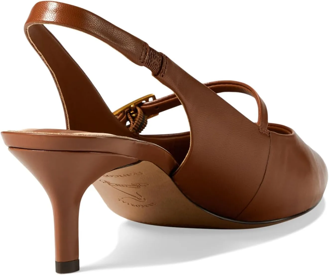 Franco Sarto Women's Khloe Pointed Toe Slingback Kitten Heel Pump