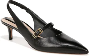 Franco Sarto Women's Khloe Pointed Toe Slingback Kitten Heel Pump