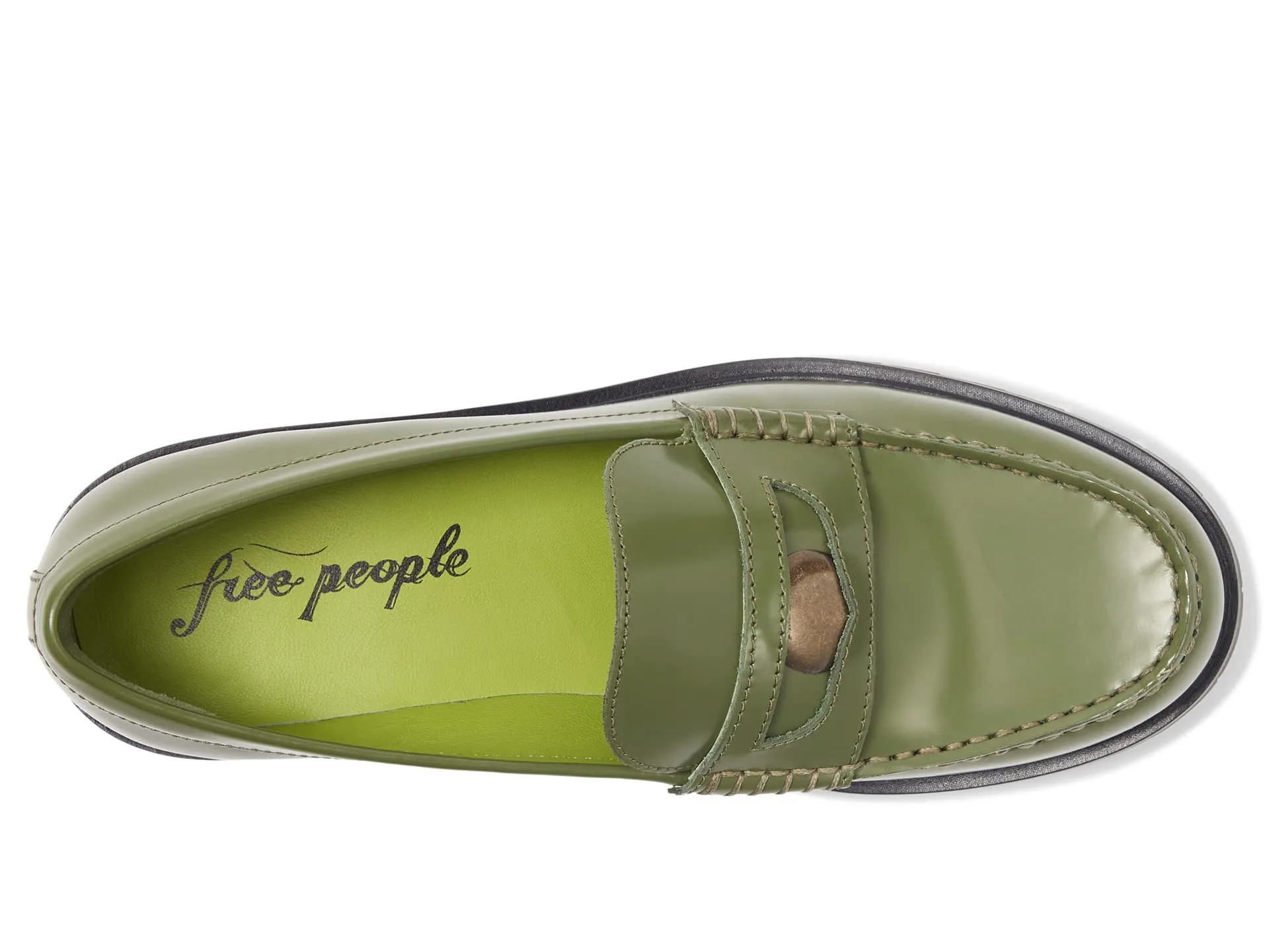 Free People Liv Loafer Serpent EU 39 (US Women's 9) M