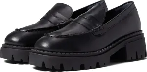 Free People Women's Lyra Lug Sole Loafer, Black, 11