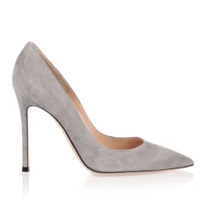 Gianvito grey suede pump