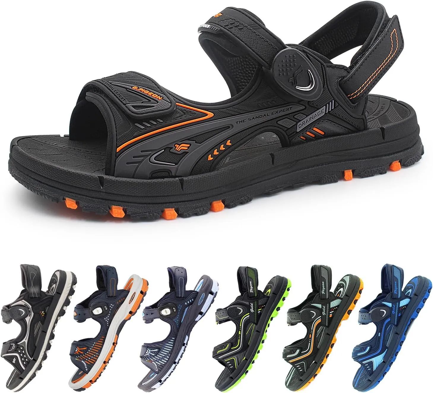 Gold Pigeon Shoes WATER RELEASE Unisex Sandals Easy SNAP LOCK Closure