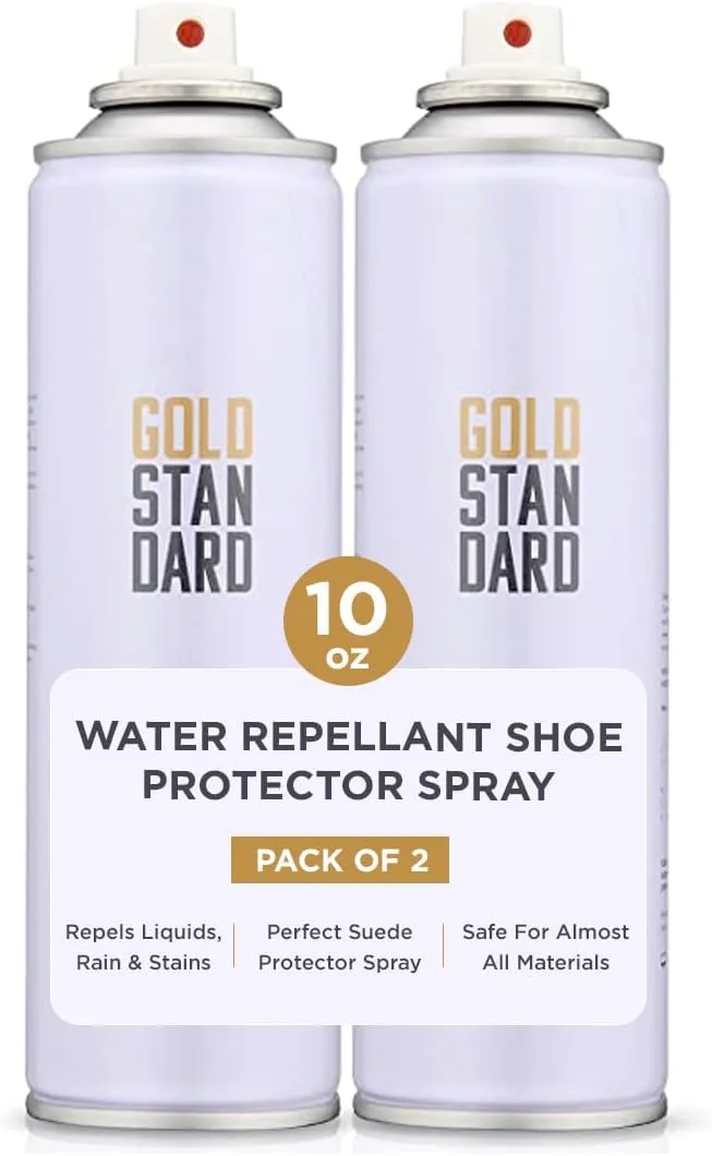 Gold Standard Premium Water-Repellent Shoe Protector Spray – 5 Oz. Suede Shoe Protector Spray Waterproof Formula