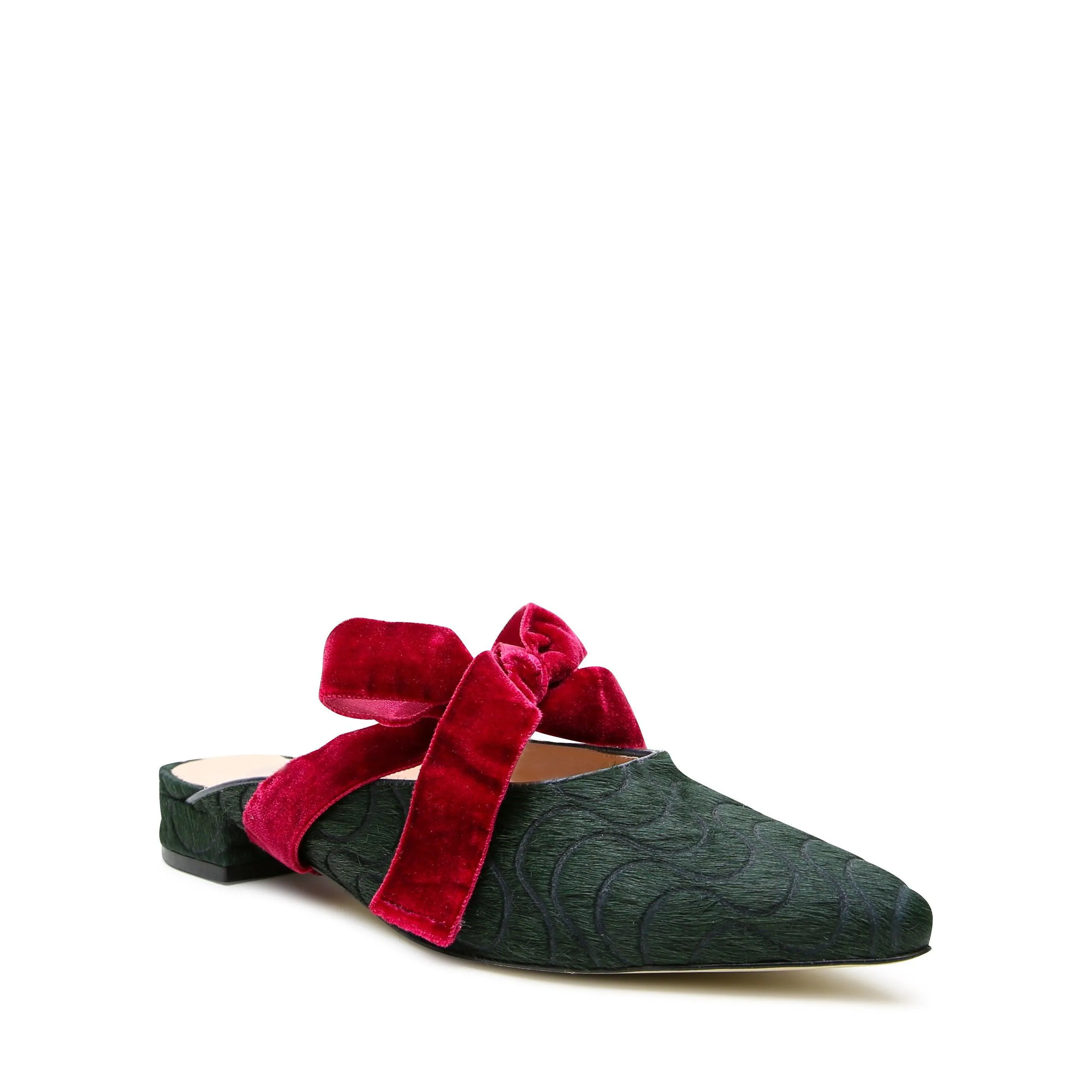 Groovy Green Point Slide   Red Velvet Marie Strap