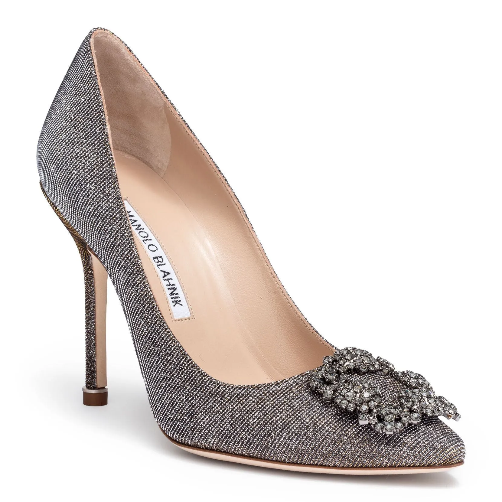 Hangisi 105 Notturno gold glitter pumps