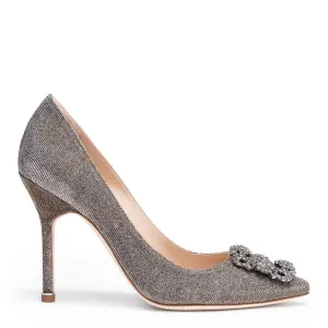 Hangisi 105 Notturno gold glitter pumps