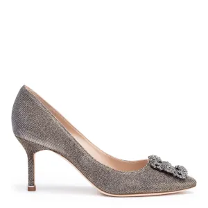 Hangisi 70 Notturno gold glitter pumps