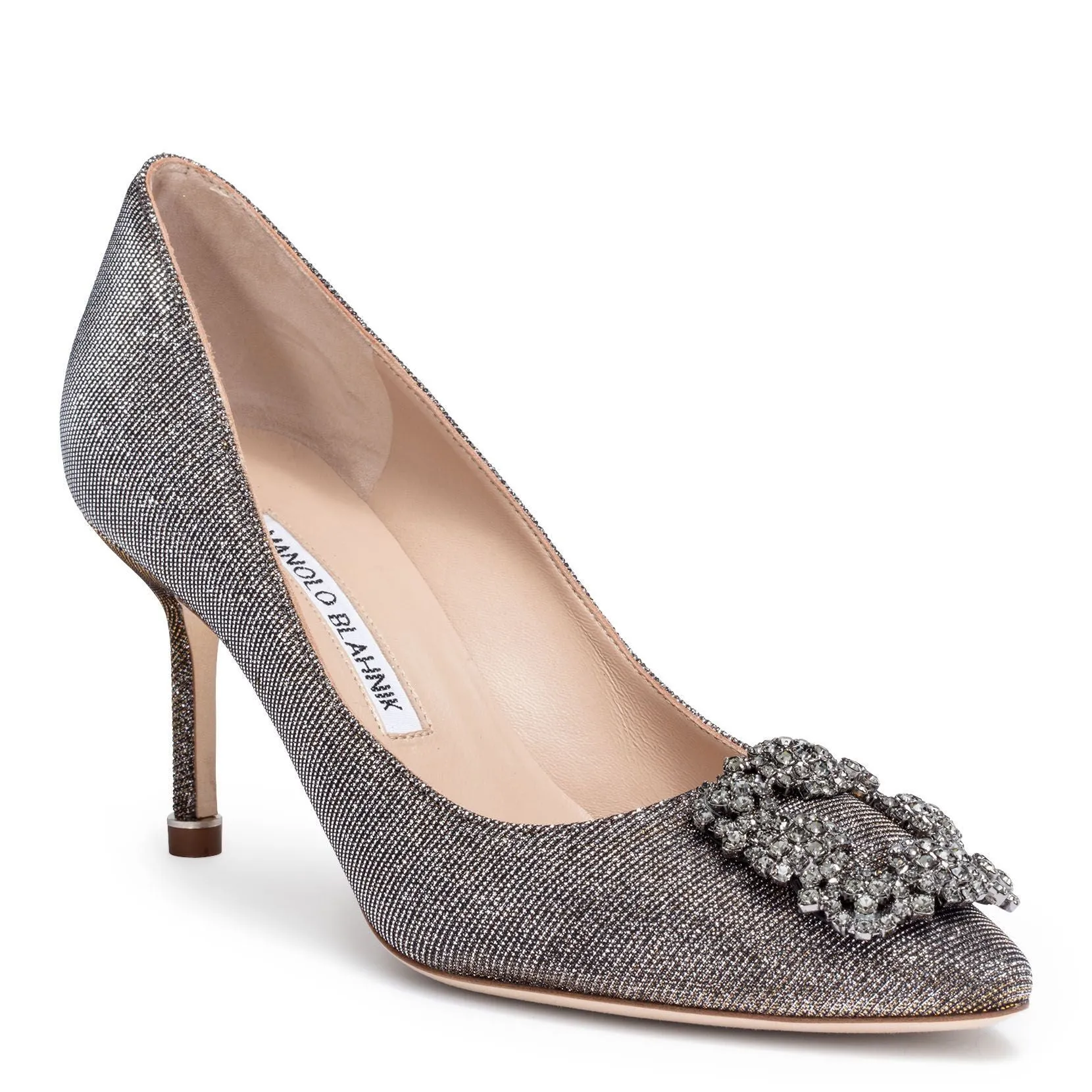 Hangisi 70 Notturno gold glitter pumps