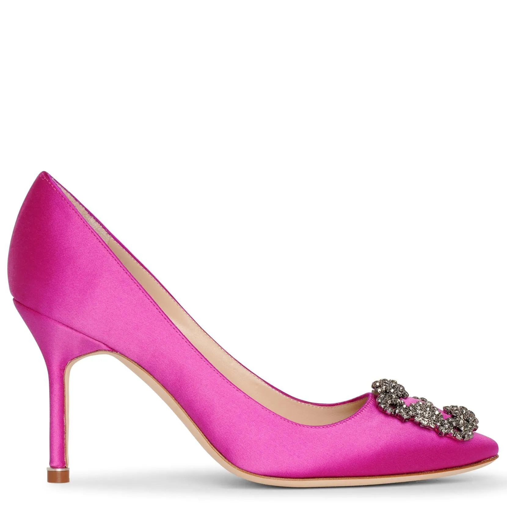 Hangisi 90 pink satin pumps