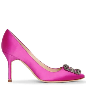 Hangisi 90 pink satin pumps