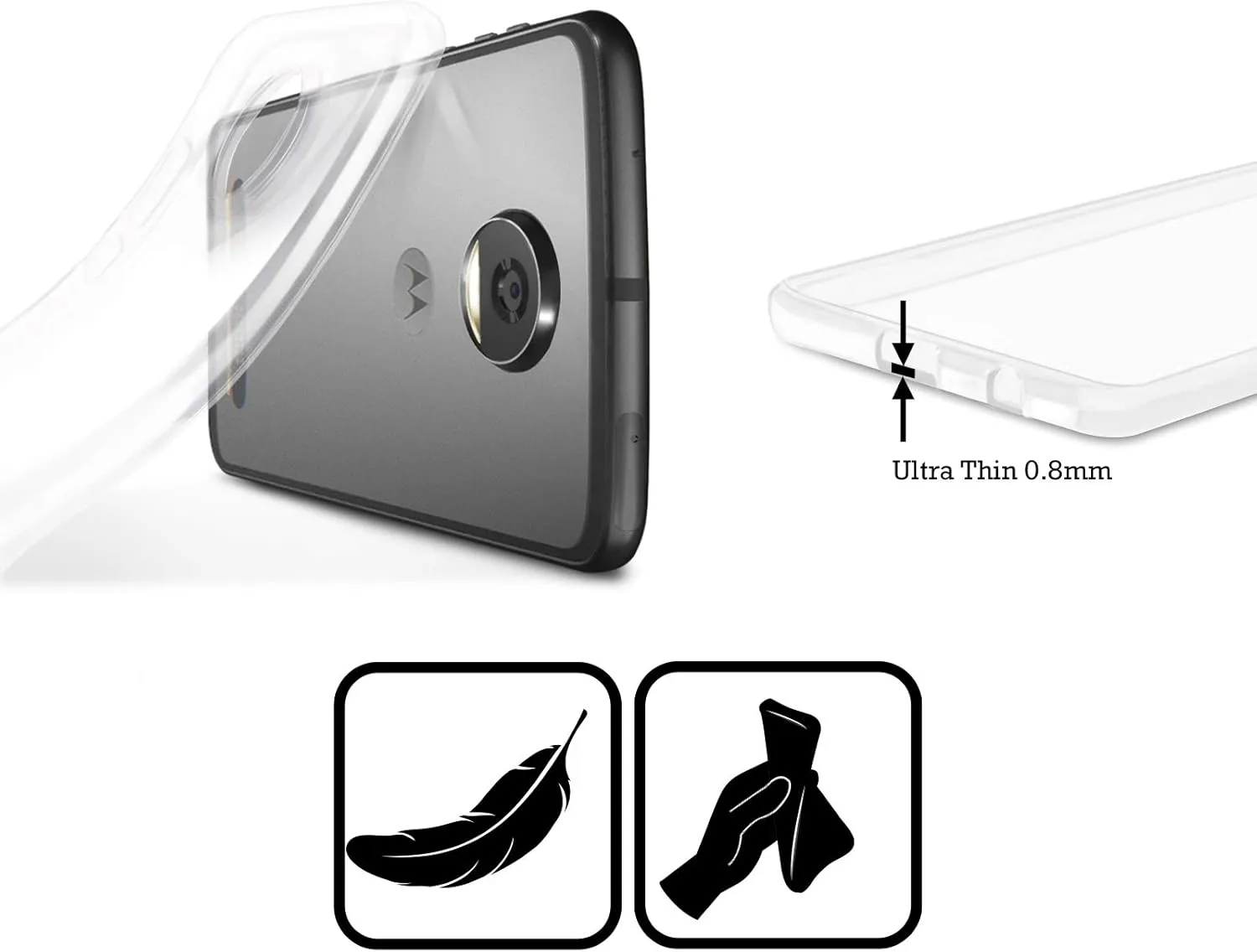 Head Case Designs Officially Licensed Inter Milan Stripes Graphics Soft Gel Case Compatible with Motorola Edge 40 Neo 5G