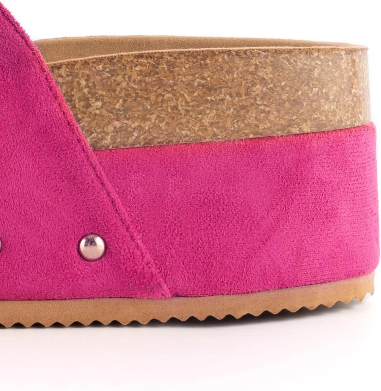 heelchic Platform Sandals Women, Chunky Platform Wedges with Arch Support, Big Buckle Casual Open Toe Slide Sandals