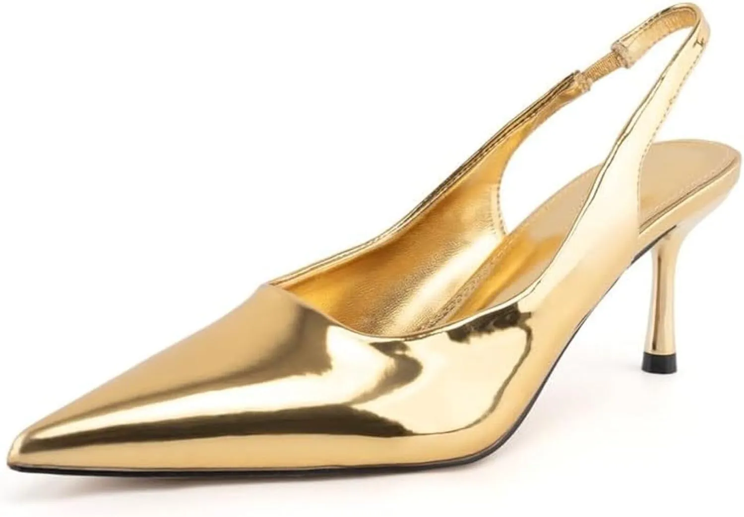 heelchic Women's Kitten Heel, Closed Pointed Toe Low Heel, Comfortable Pumps Shoes for Women Dress Shoes