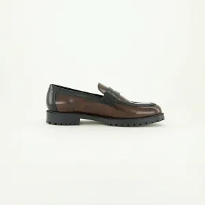 High Shine Pu Loafer Slip On Shoe.