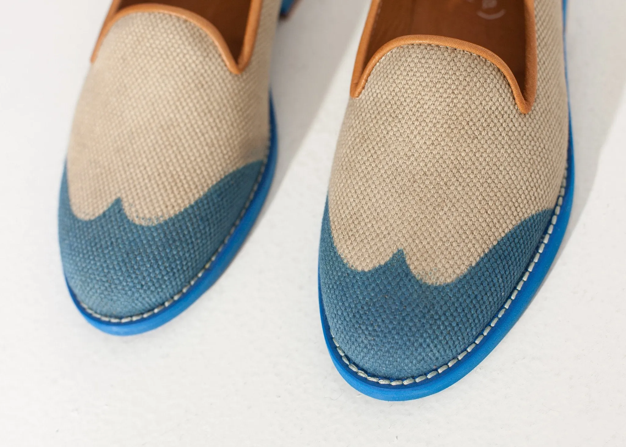 Intelligent Wingtip Practical Loafer Blue in