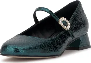Jessica Simpson Womens Treen Adjustable Patent Mary Jane Heels