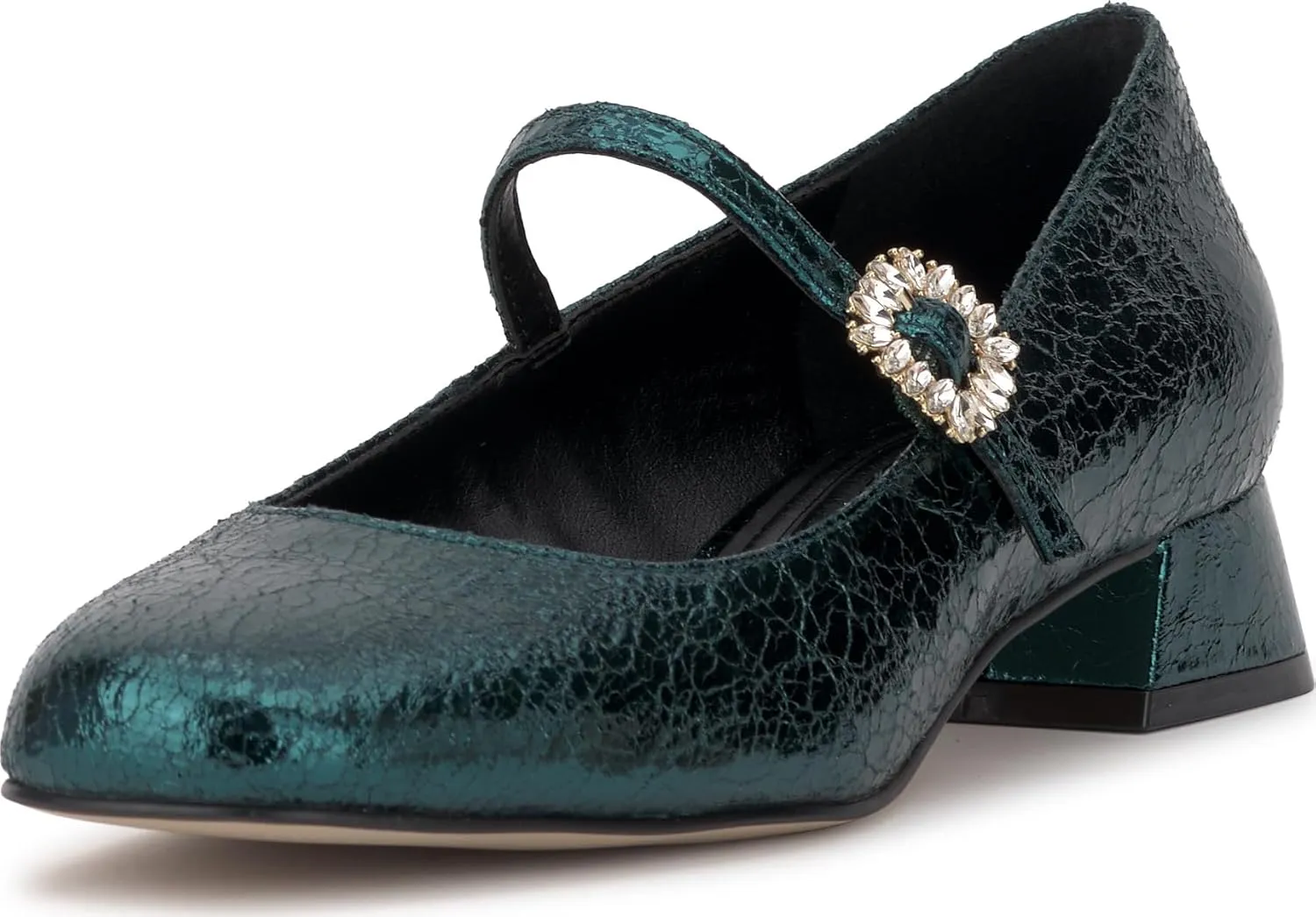 Jessica Simpson Womens Treen Adjustable Patent Mary Jane Heels