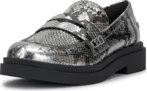 Jessica Simpson Women's Xuris Loafer Flat, Chrome, 11