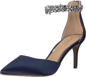 Jewel Badgley Mischka Raleigh Pointed Toe Kitten D'Orsay