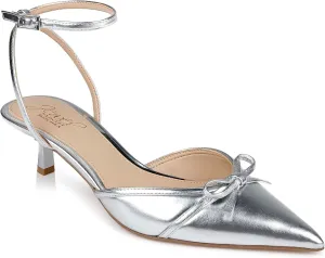 Jewel Badgley Mischka Talasia Pointed Toe Kitten Heels