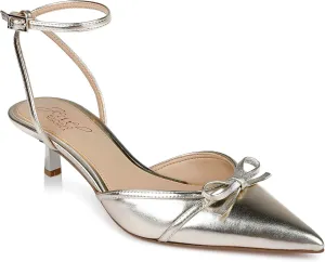 Jewel Badgley Mischka Talasia Pointed Toe Kitten Heels