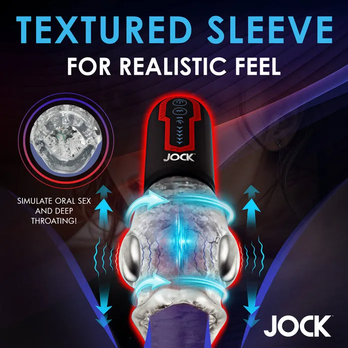 JOCK Spinning & Thrusting Masturbator with 2 Bullets