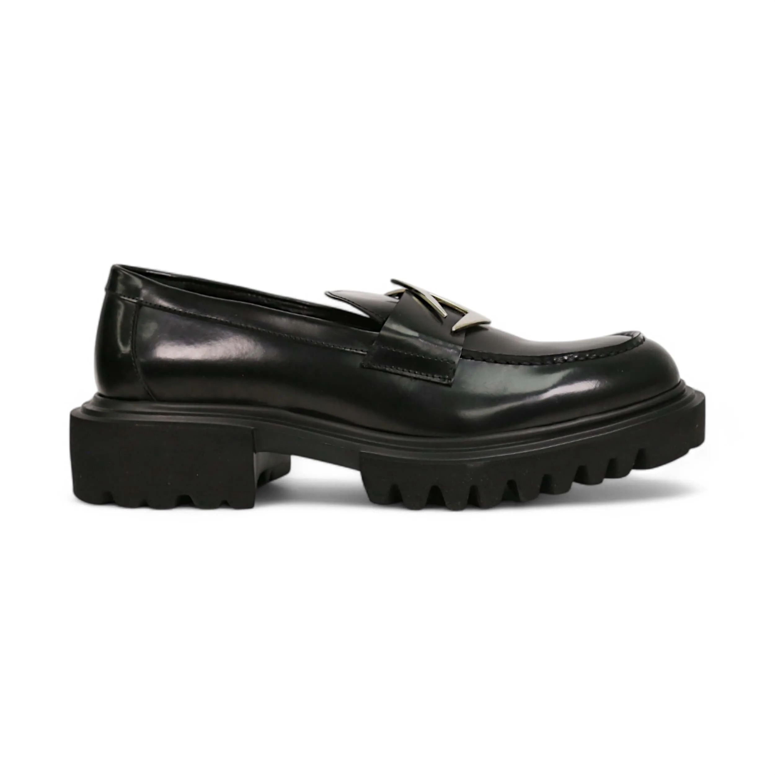 John Richmond 12242 Men's Shoes Calf-Skin Leather Slip-On Loafer (JR1007)