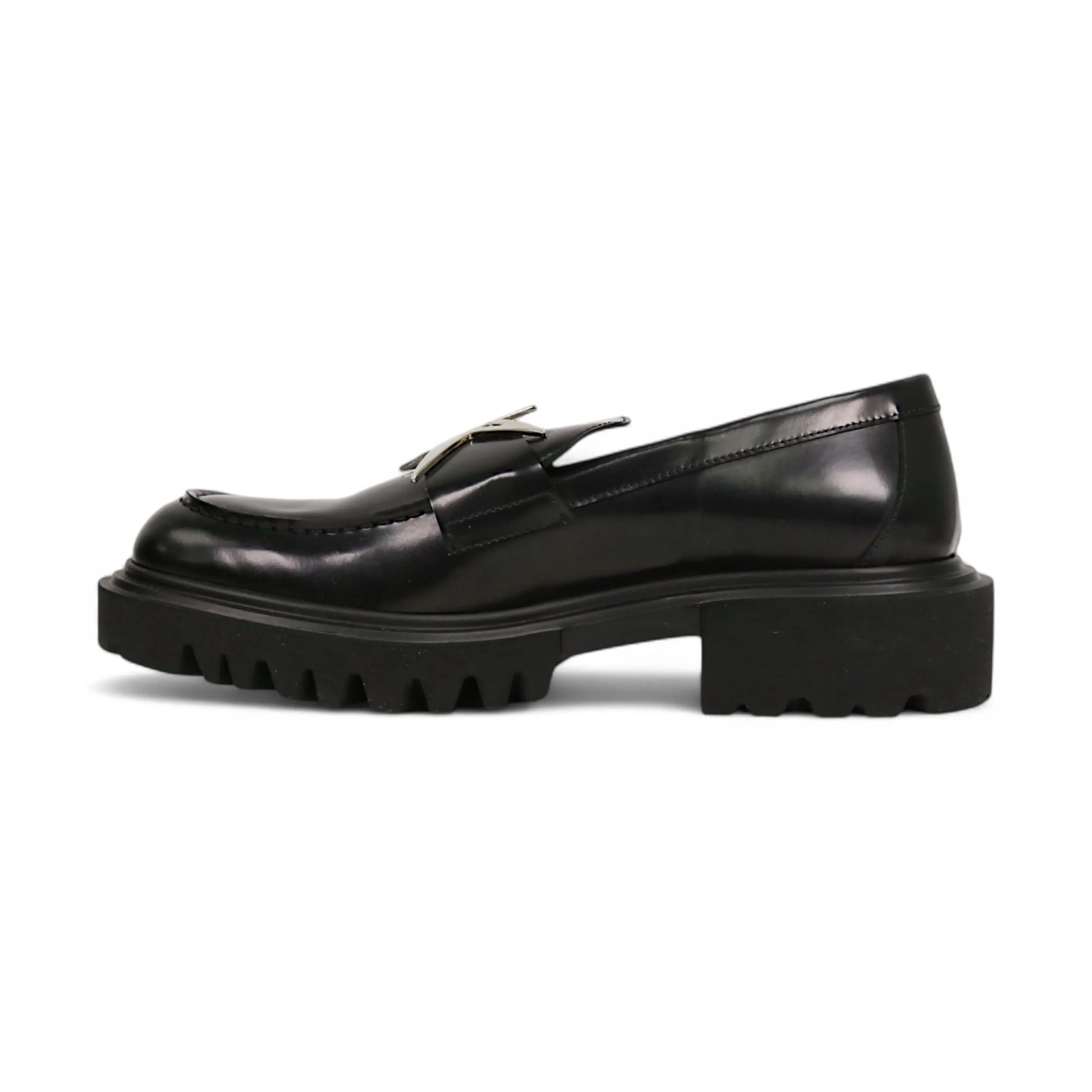 John Richmond 12242 Men's Shoes Calf-Skin Leather Slip-On Loafer (JR1007)