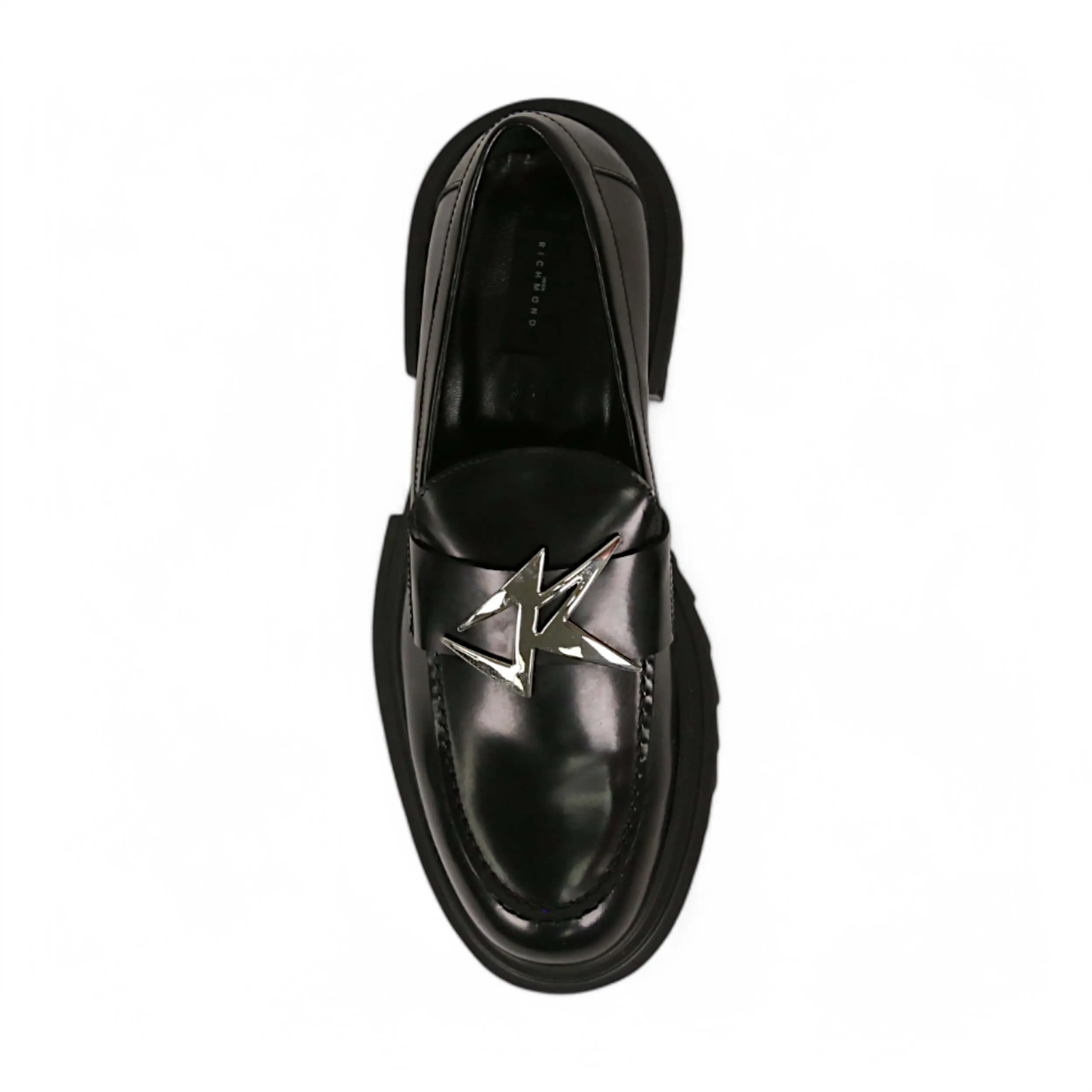 John Richmond 12242 Men's Shoes Calf-Skin Leather Slip-On Loafer (JR1007)
