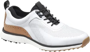 Johnston & Murphy Men's XC4 H1-Luxe Hybrid Golf Shoes | Waterproof Leather | Lightweight | Memory-Foam Cushioning