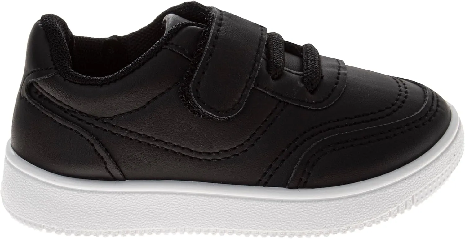 Josmo Kids Casual Sneaker for Girls and Boys - Lightweight Strap Closure Lace Up Shoes Tennis Running Athletic Sneakers (Sizes 5-10 Toddlers)