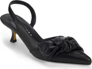 Kaleigh Bow Slingback Pointed Toe Kitten Heel Pump
