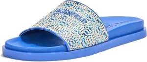 Karl Lagerfeld Paris Women's Everyday Cushioned Insole Hazlet-Flat Slide Sandal