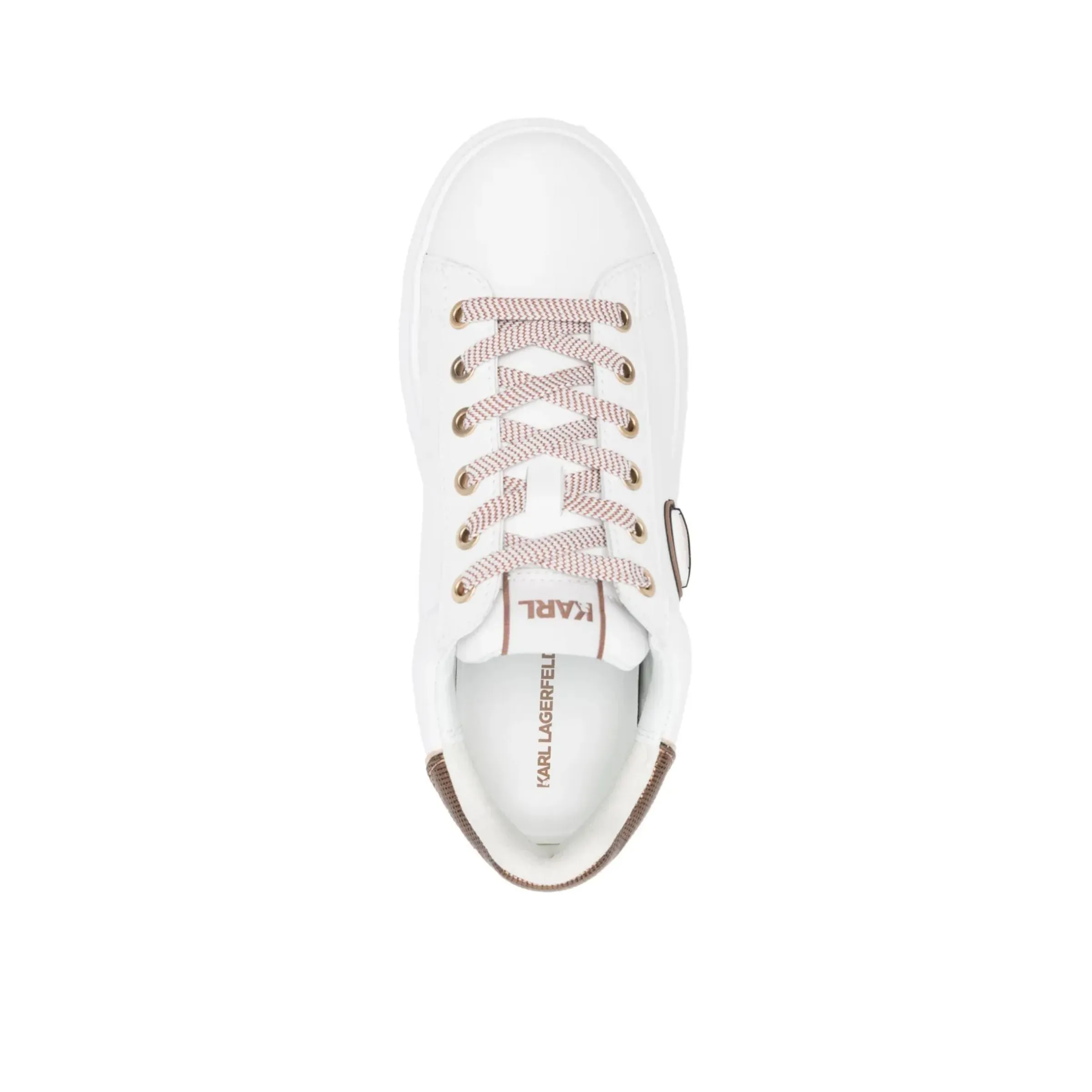 Karl Sneaker Ladies Sneaker Kapri Metalmesh Bronze