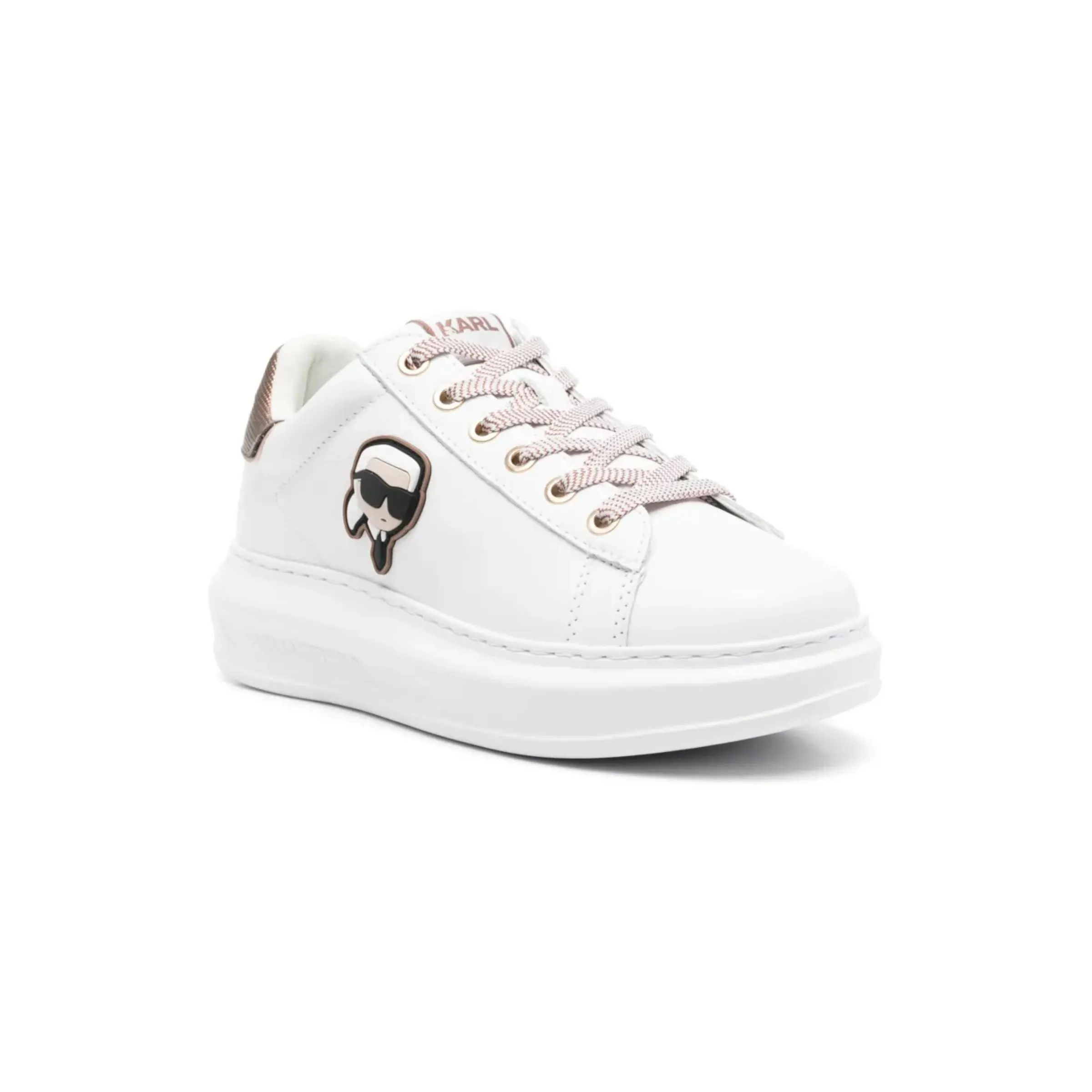 Karl Sneaker Ladies Sneaker Kapri Metalmesh Bronze