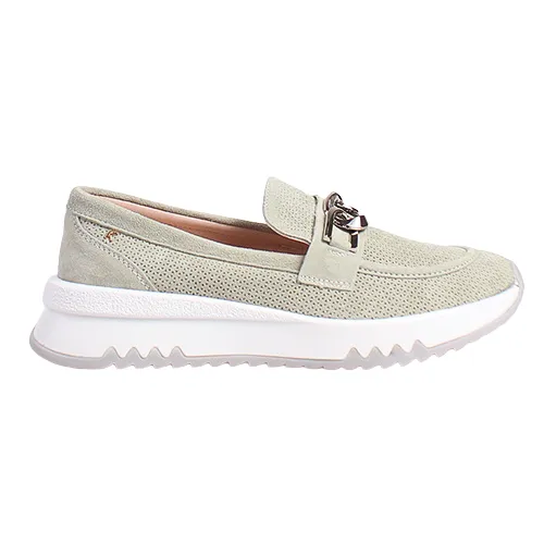 Kate Appleby Ladies Wedge Loafers - Sawston - Sage