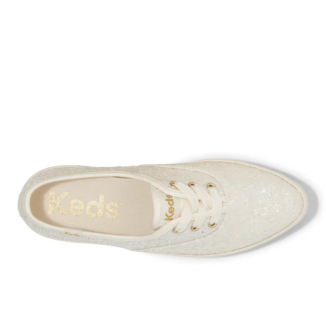 Keds Womens' Point Glitter Cel Cream (WF68124)