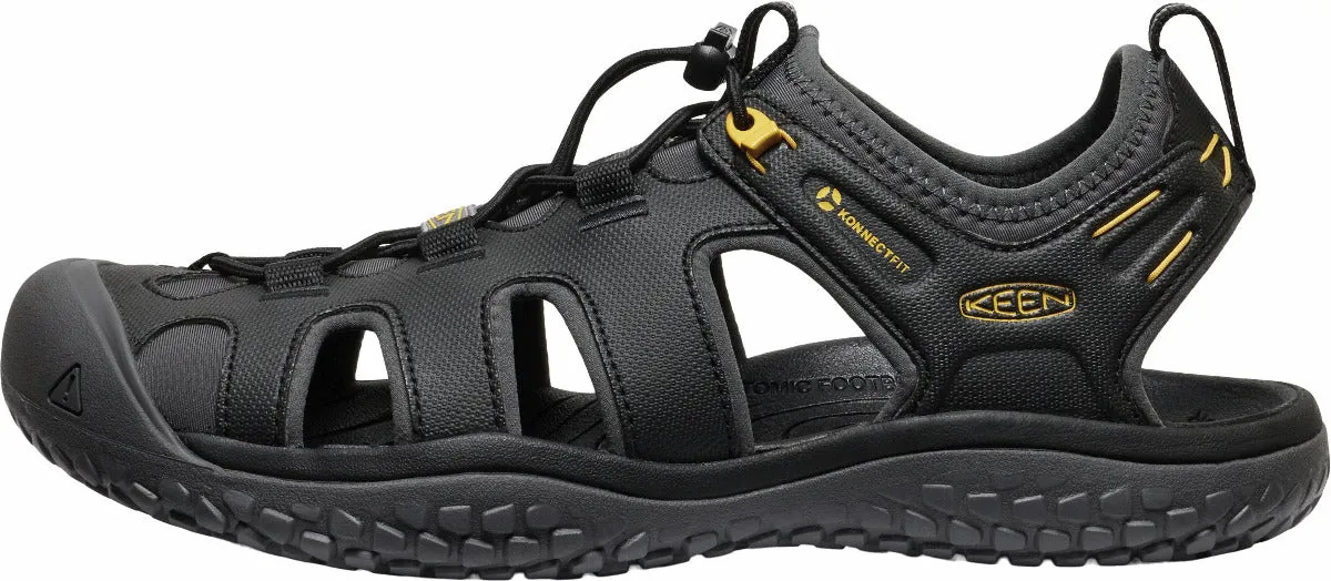 KEEN 1022246 Men's SOLR Sandal - Black/Gold