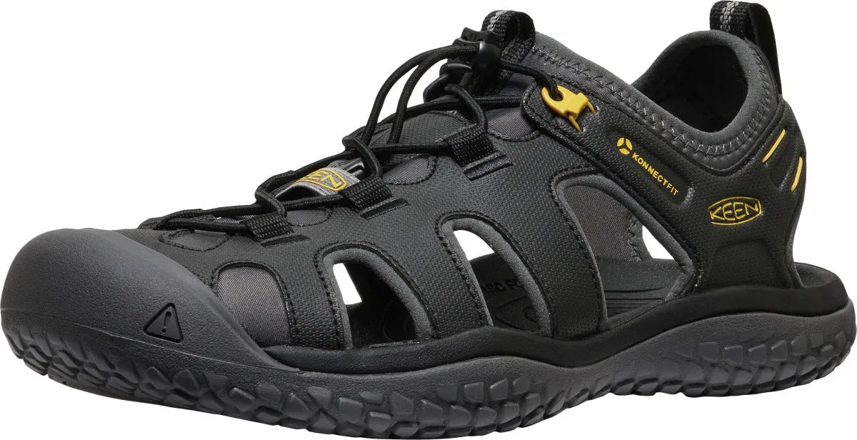 KEEN 1022246 Men's SOLR Sandal - Black/Gold