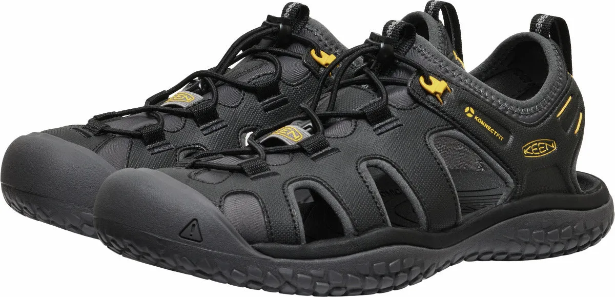 KEEN 1022246 Men's SOLR Sandal - Black/Gold