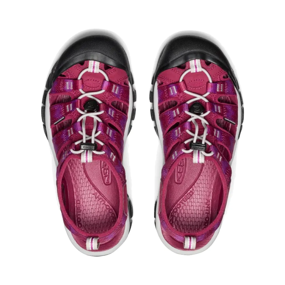 KEEN Women's Newport H2 Waterproof Sandal (Beaujolais/Star White)
