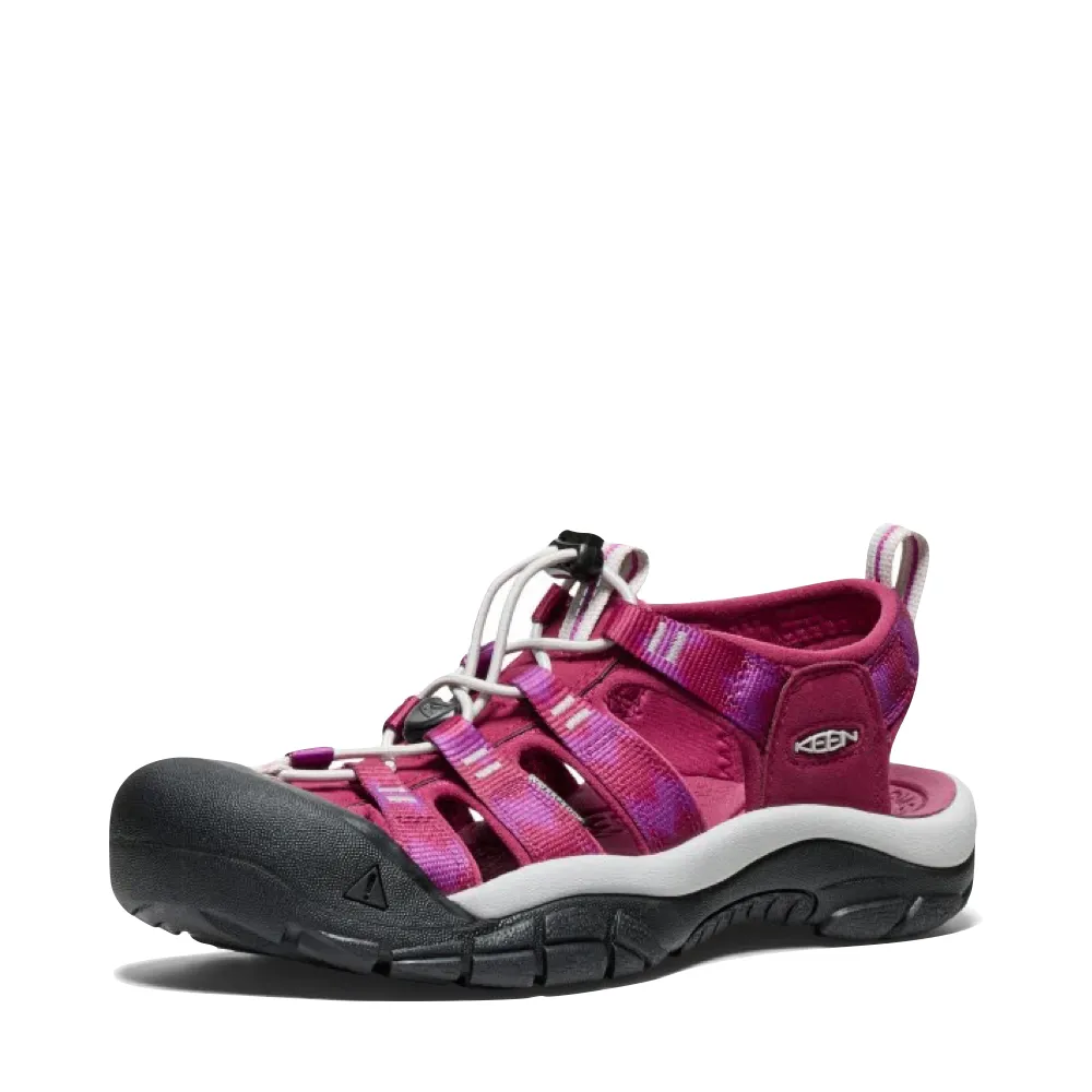 KEEN Women's Newport H2 Waterproof Sandal (Beaujolais/Star White)